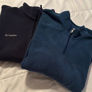 Columbia and Croft & Barrow Fleece Pullovers